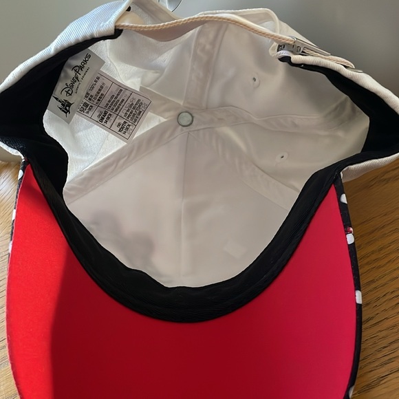 Disney Parks Minnie Mouse Ajustable Hat Embroidered Size Youth 54-58 Centimeters - Picture 4 of 8